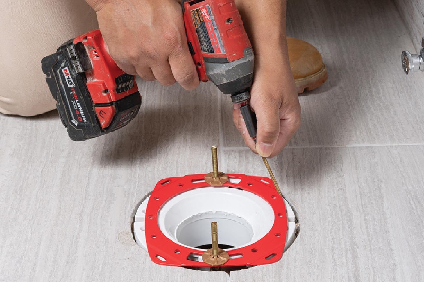 How to Repair a Toilet Flange