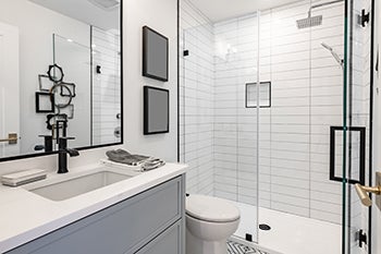 Monochromatic Bathroom Example