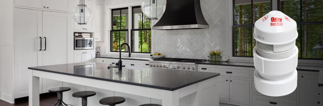 AAV Banner with Sink and Oatey SureVent