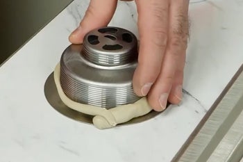 Plumber's Putty Applied to Flange