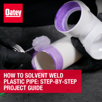 How to Solvent Weld Plastic Pipe