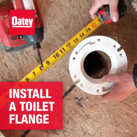 How to Install a Toilet Flange