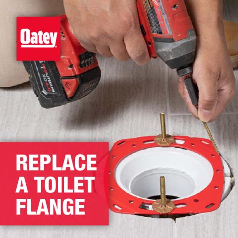 How to Repair a Toilet Flange