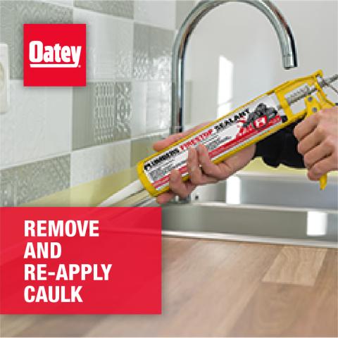 How to Remove and Re-Apply Caulk