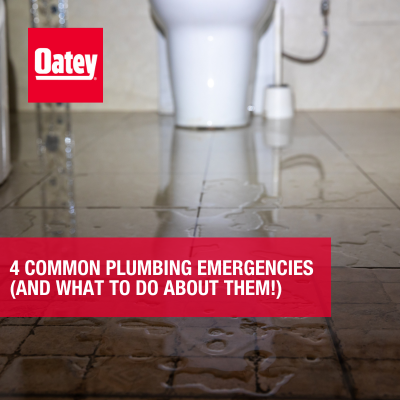 Four Most Common Plumbing Emergencies (and What to Do about Them)