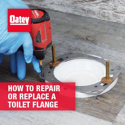 How to Repair or Replace a Toilet Flange