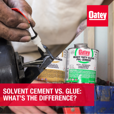 Solvent Cement vs. Glue: What are the Differences?
